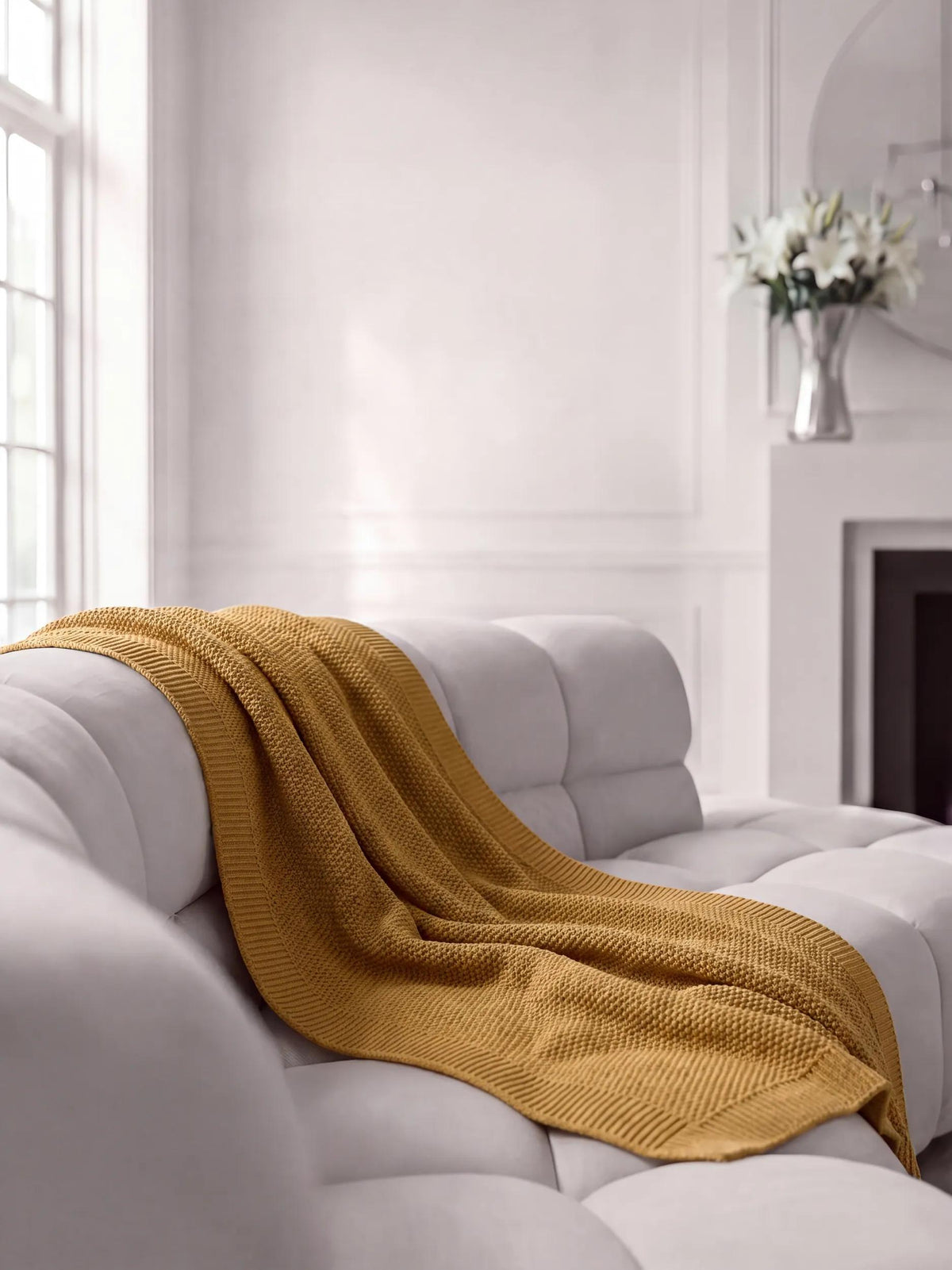 Cotton Blanket Helma Yellow
