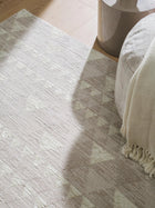 Flat Weave Rug Henna Beige