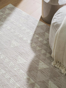 Flat Weave Rug Henna Beige