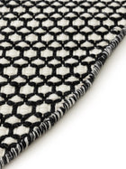 Round Wool Rug Hera Beige/Black