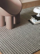 Wool Rug Hera Beige/Black
