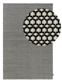Wool Rug Hera Beige/Black