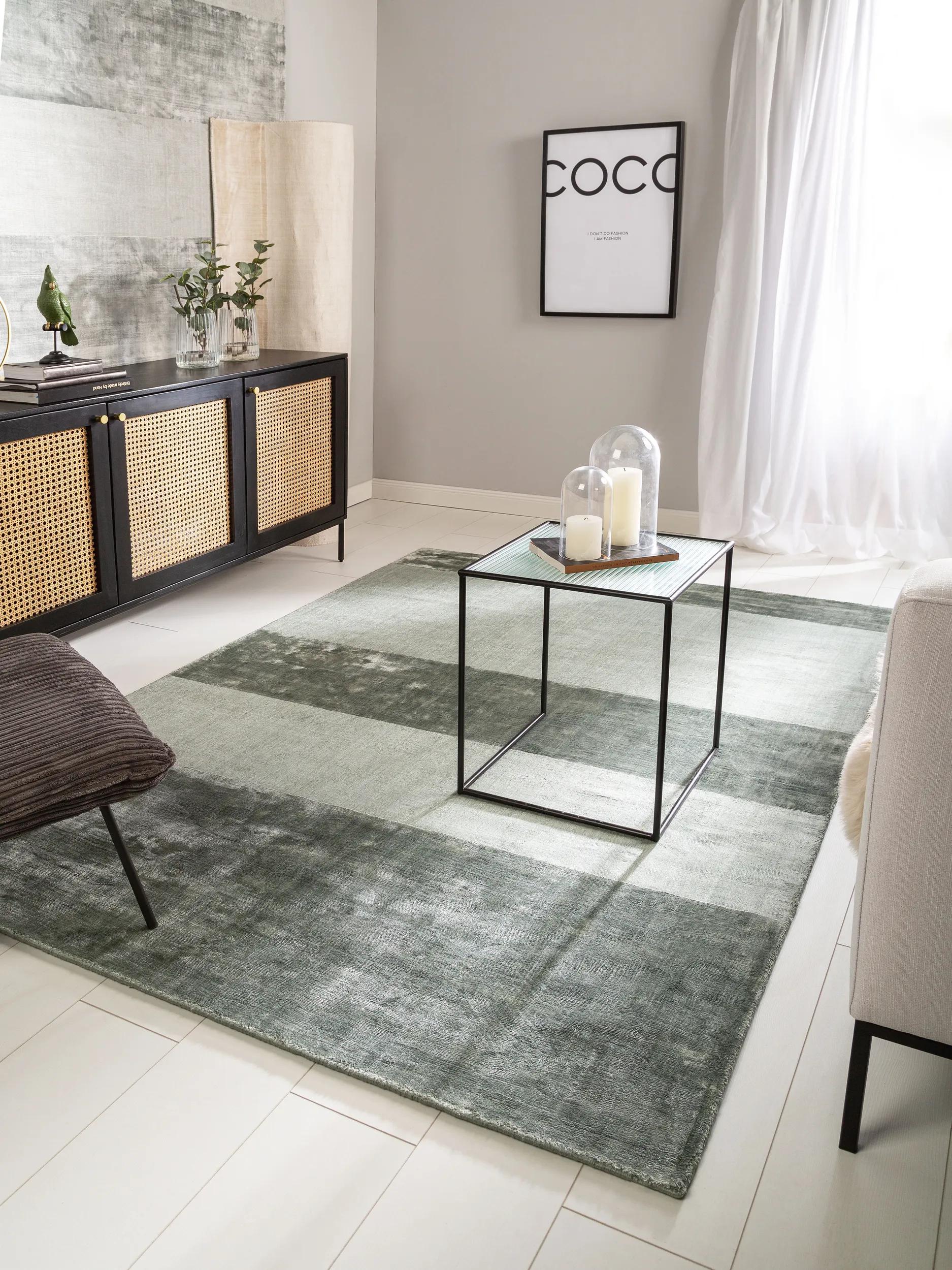Viscose Rug Hudson Grey
