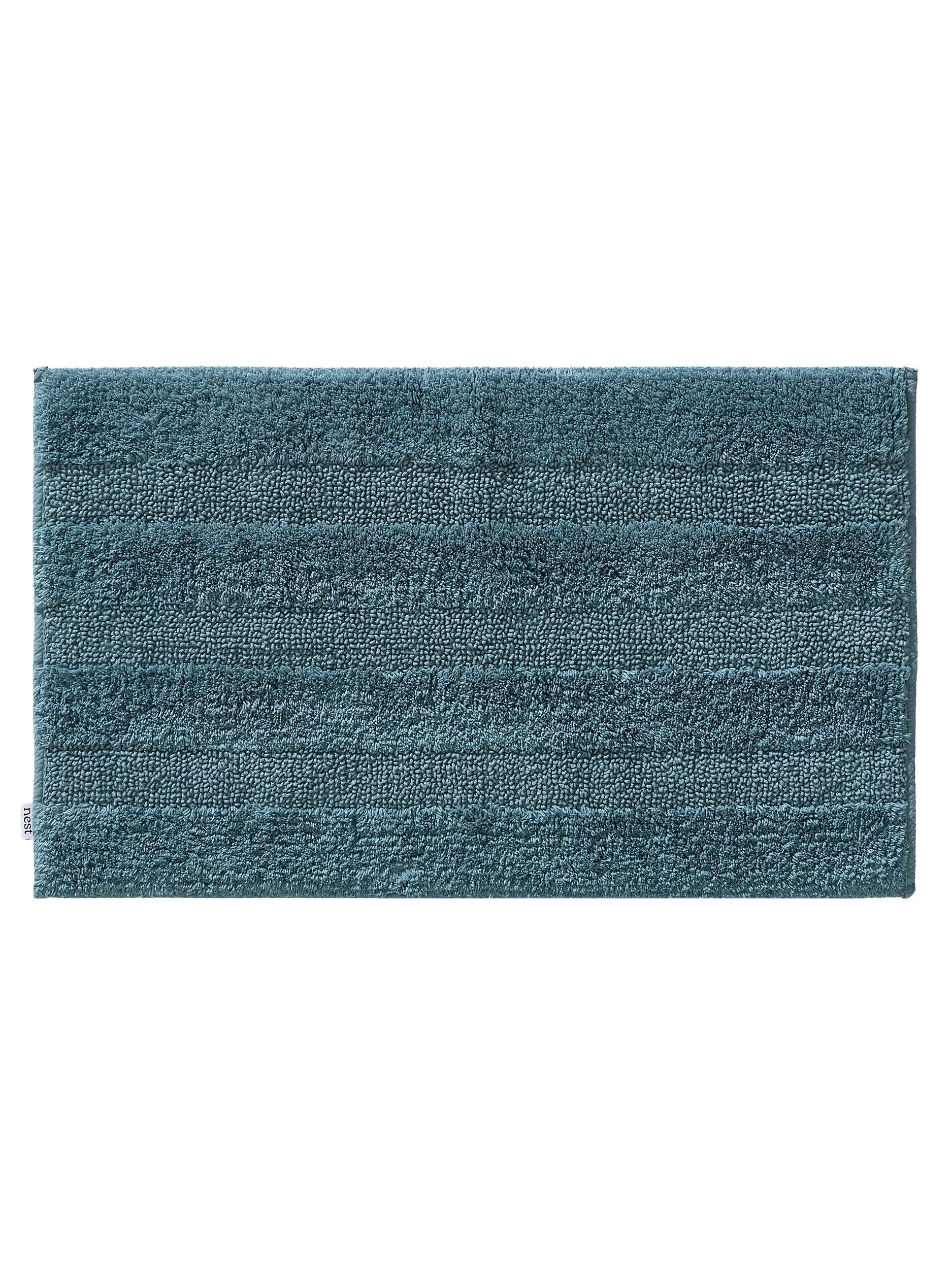 Bath Rug Ilka Petrol