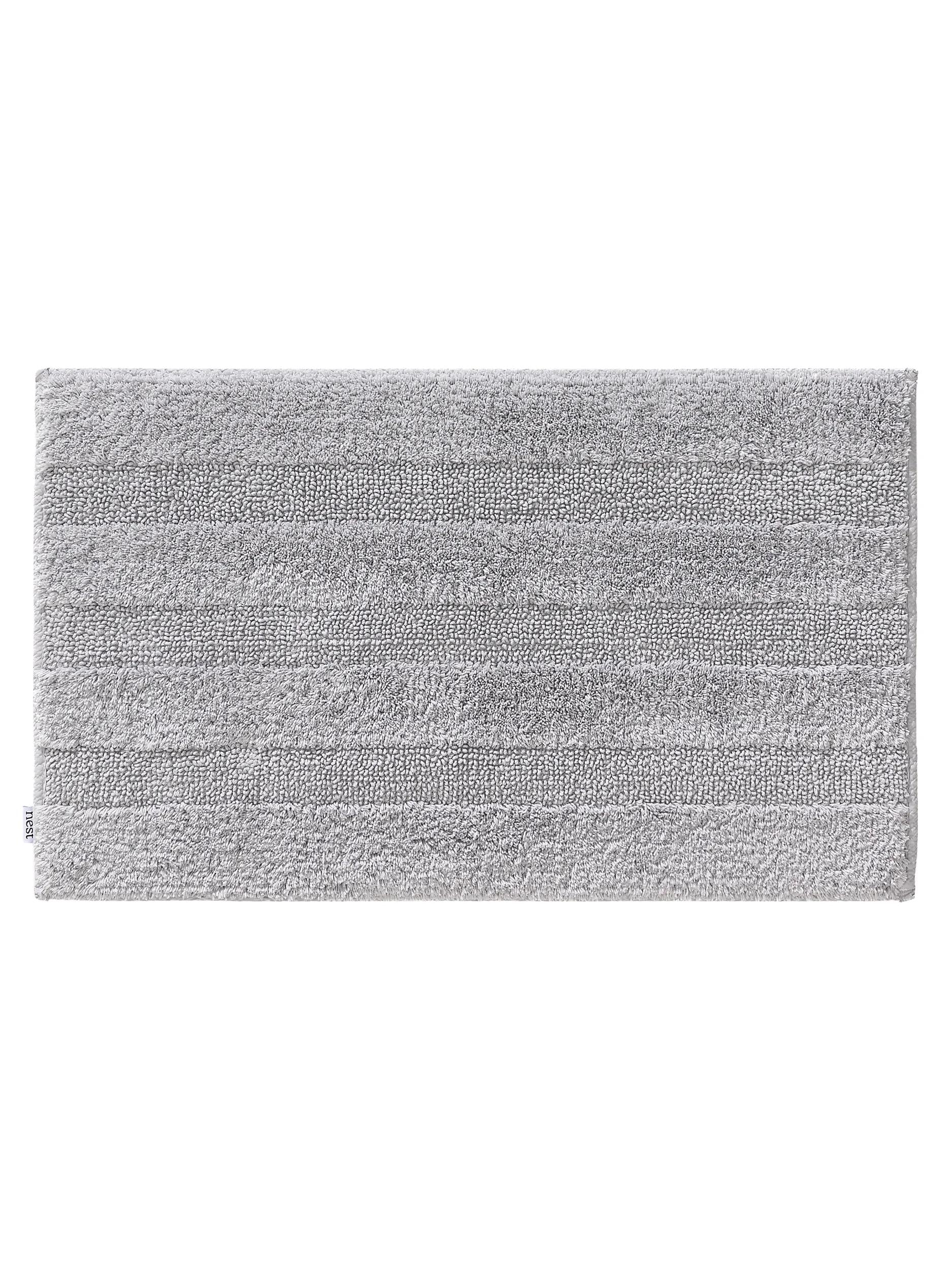 Bath Rug Ilka Light Grey
