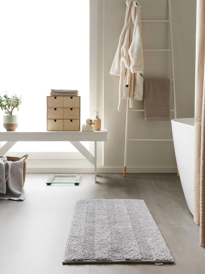 Bath Rug Ilka Light Grey