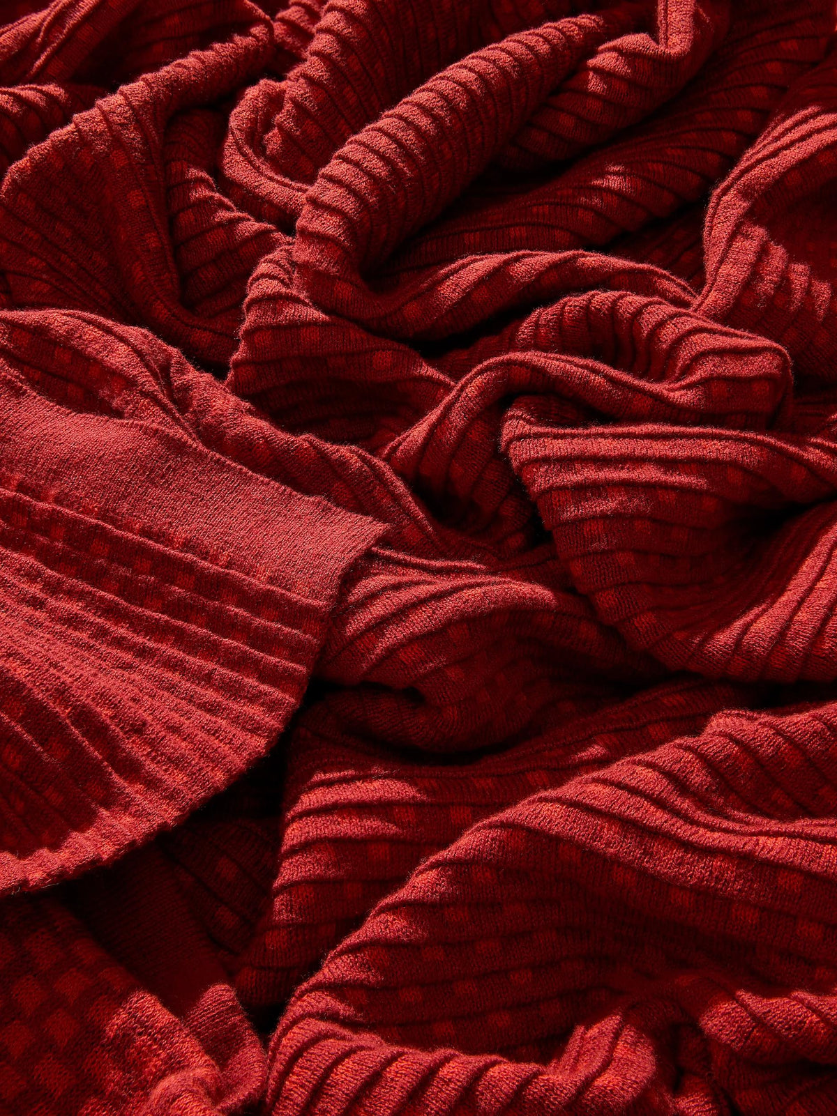 Cotton Blanket Ilma Red