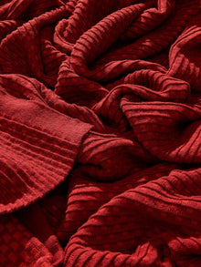 Cotton Blanket Ilma Red