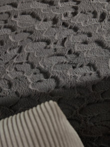 Tapis en fourrure Immy Charcoal