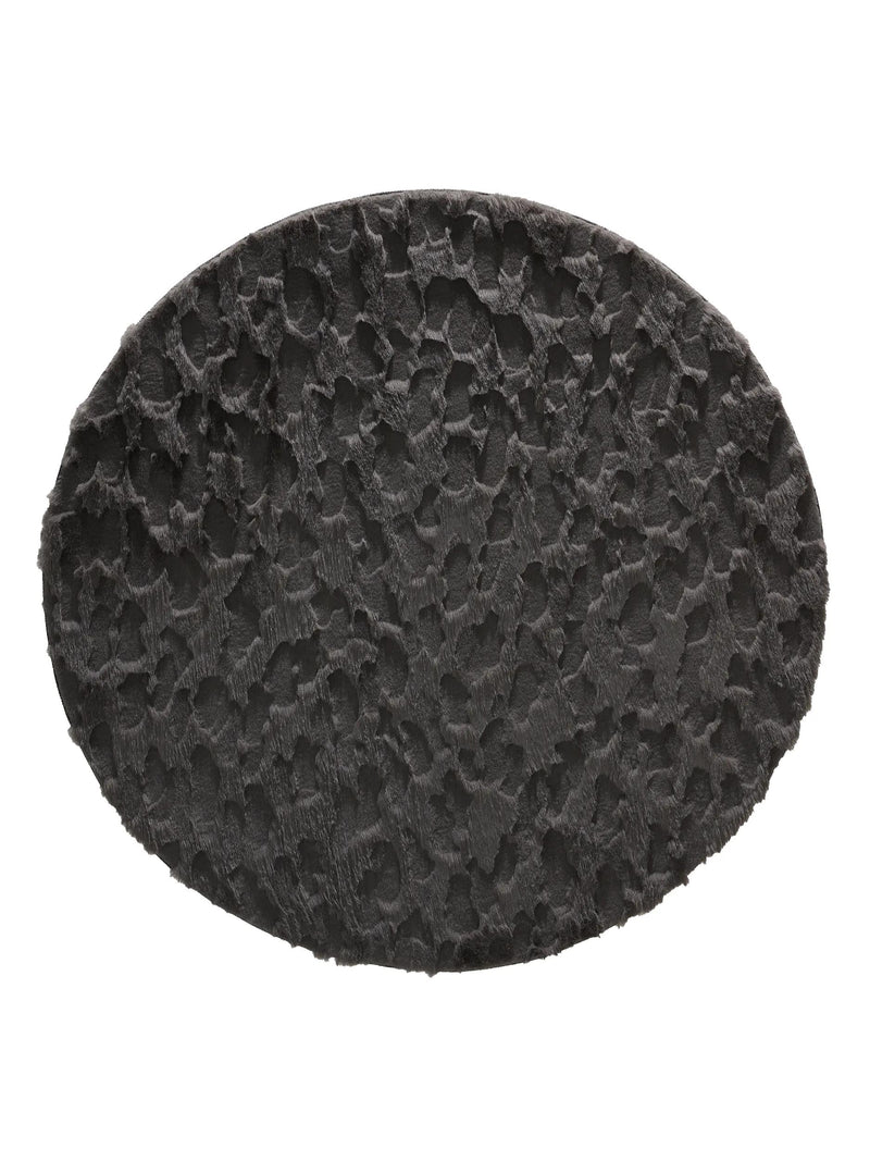 Fur Rug Immy Charcoal