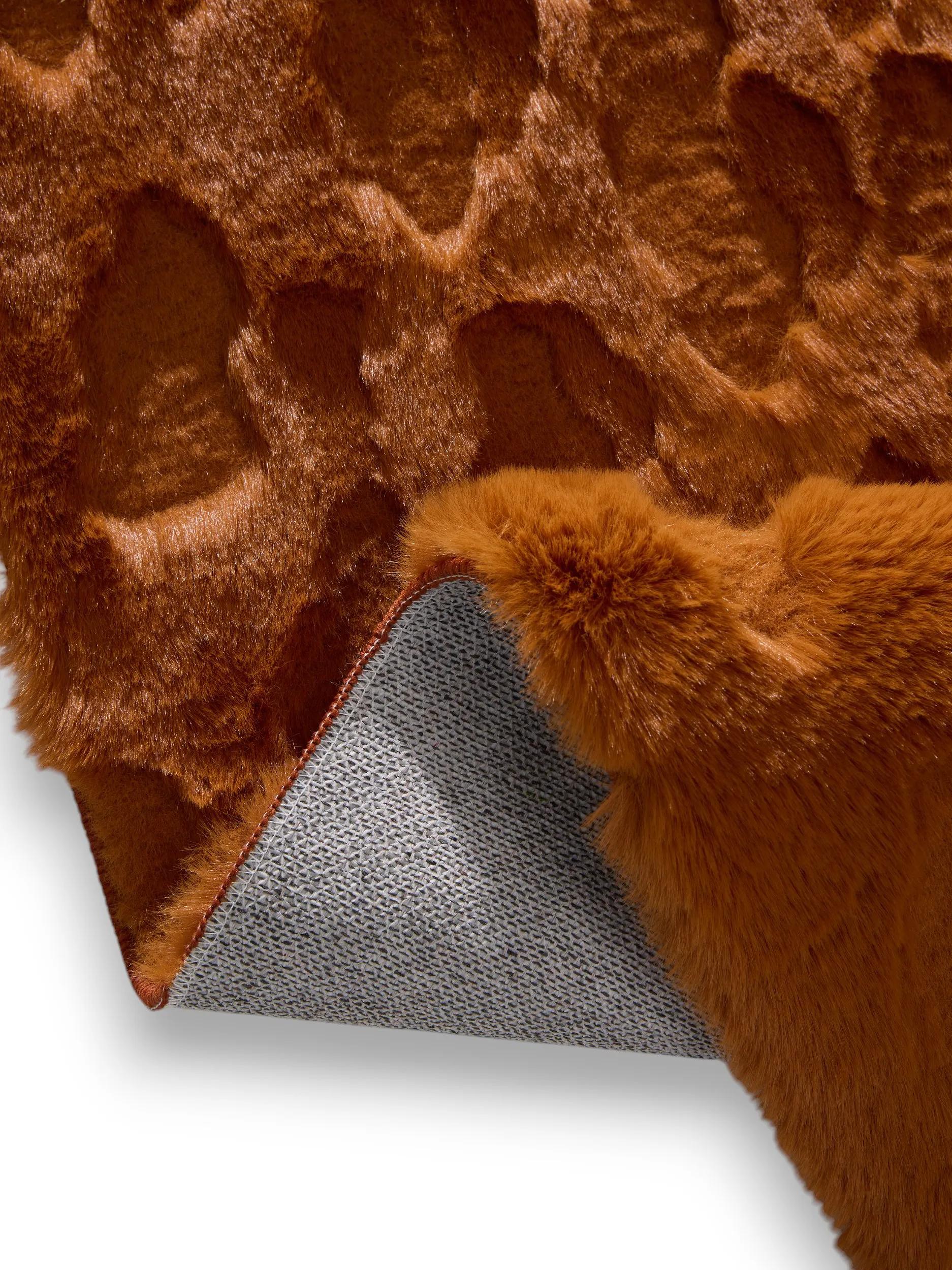 Fur Rug Immy Orange
