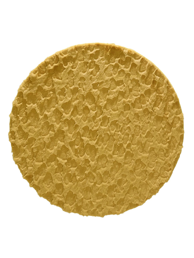Fur Rug Immy Yellow