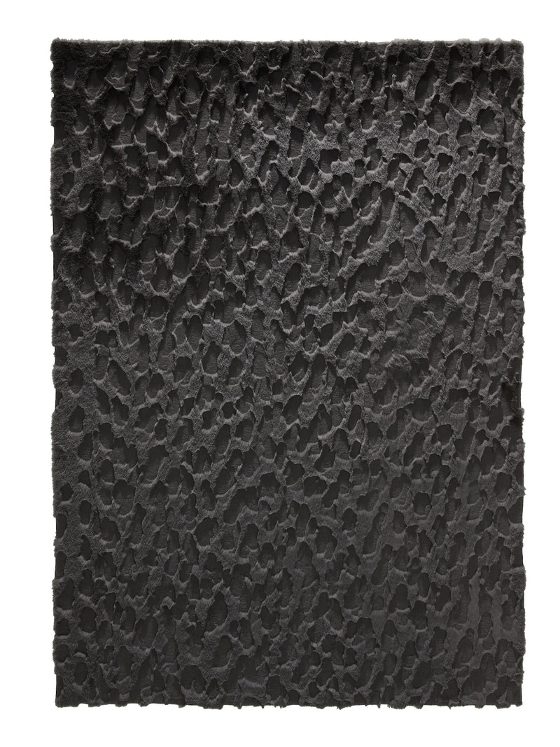 Fur Rug Immy Charcoal