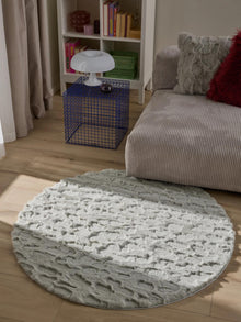 Tapis en fourrure Immy gris
