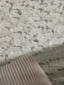 Tapis en fourrure Immy gris