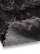 Tapis en fourrure Immy Charcoal
