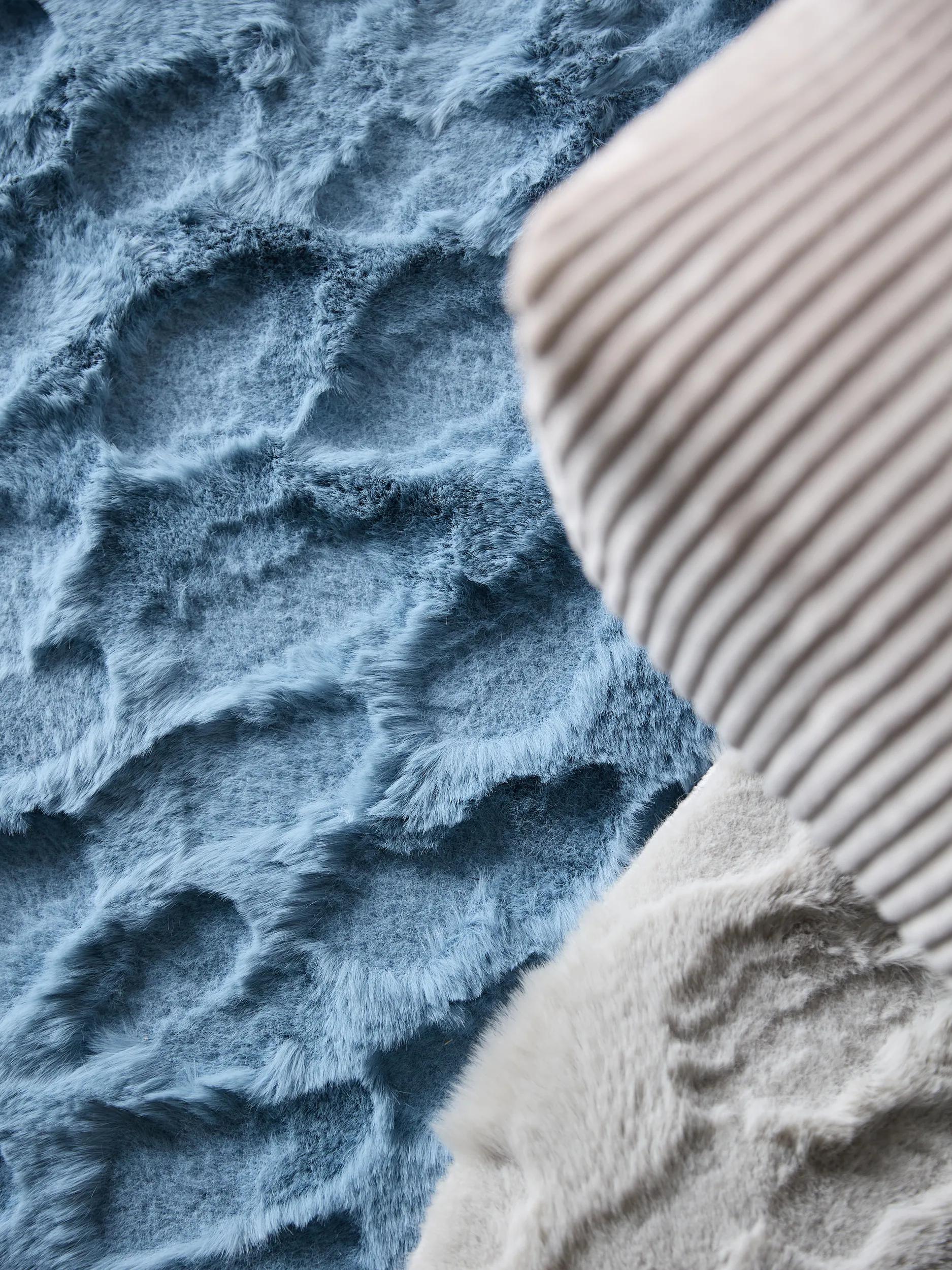 Fur Rug Immy Blue