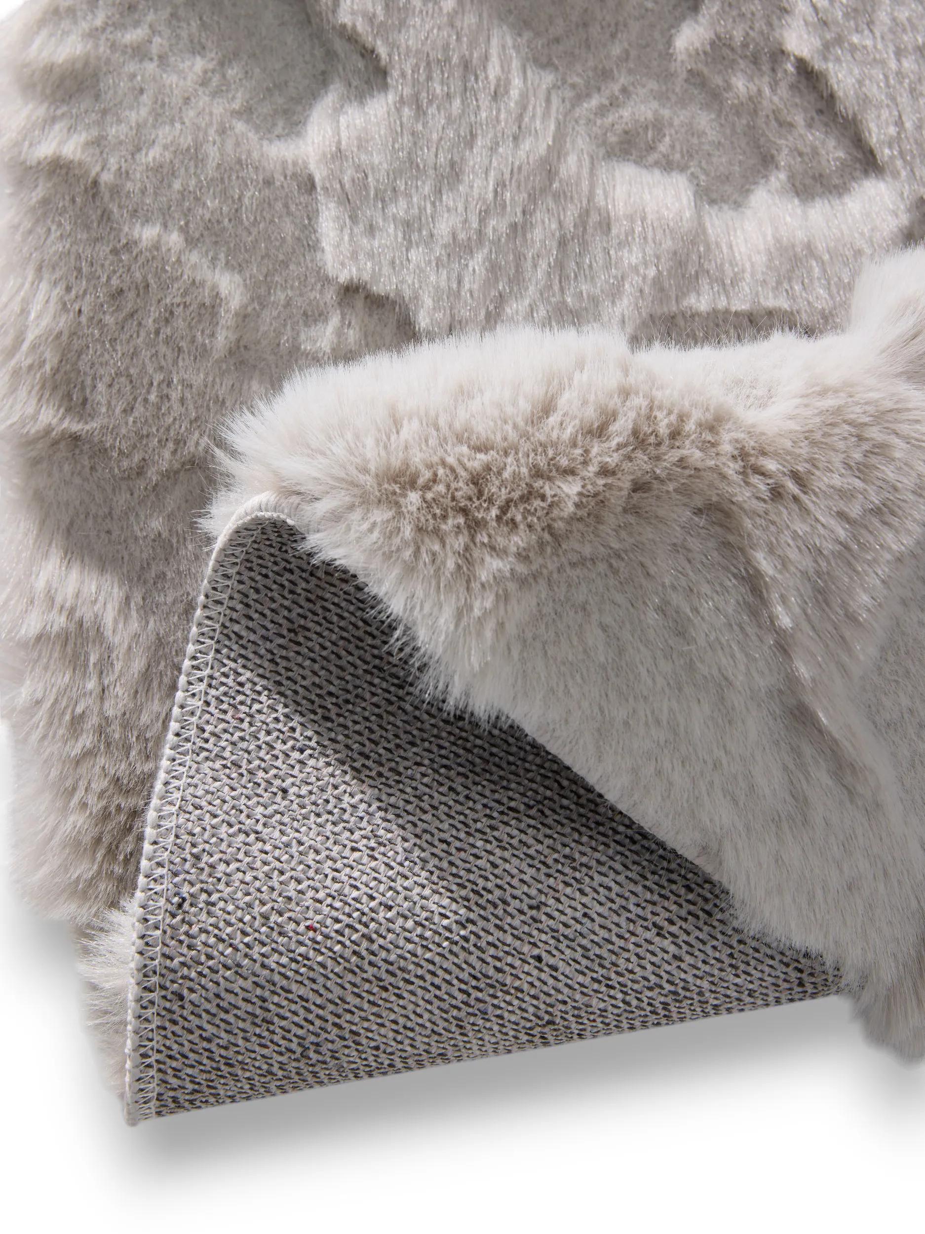Tapis en fourrure Immy gris