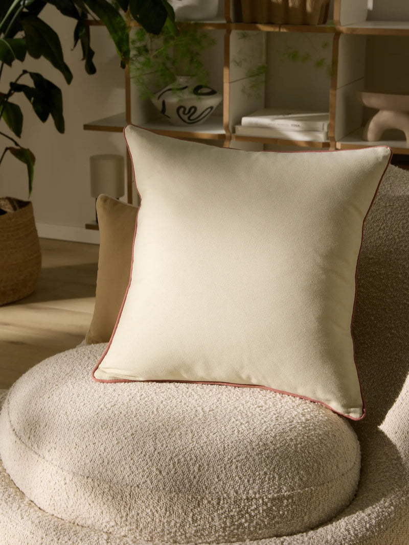 Cushion Ines Cream/Terracotta