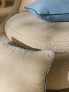 Cushion Ines Light Grey/Blue