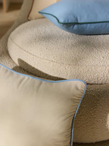 Cushion Ines Light Grey/Blue