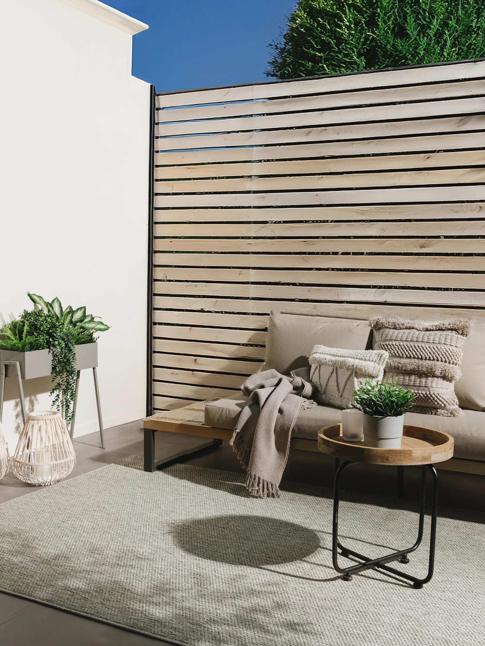 In- & Outdoor Rug Iowa Light Grey