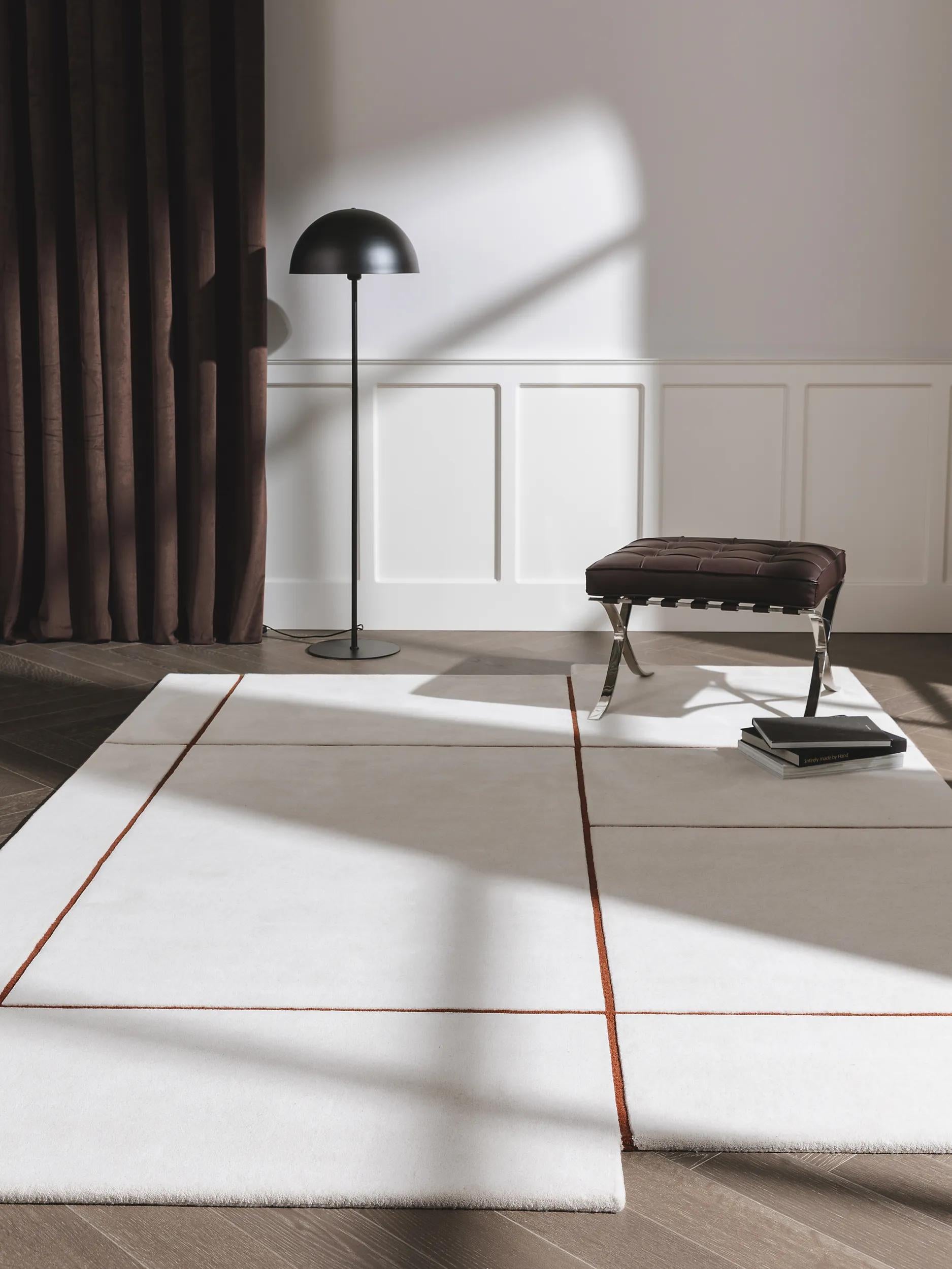 Wollteppich Issey Creme