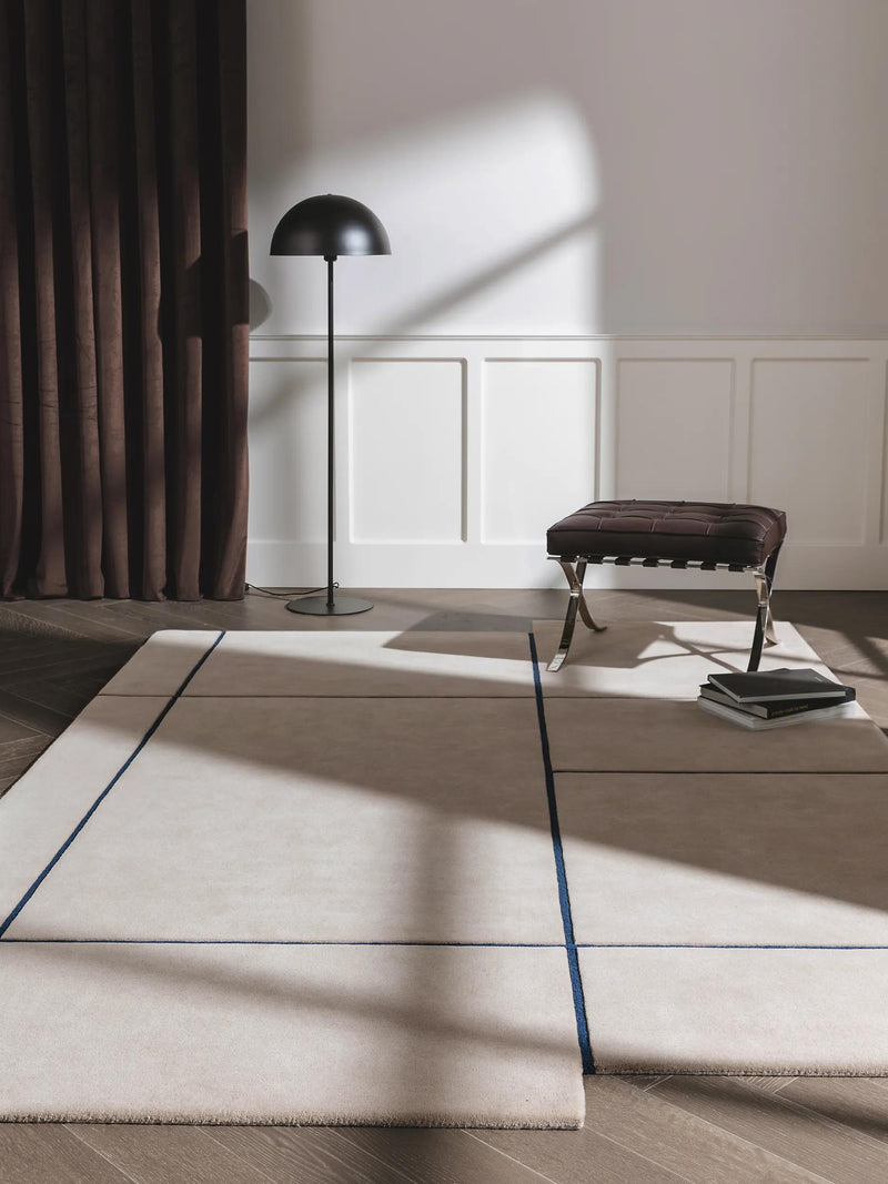 Alfombra de lana Issey beige