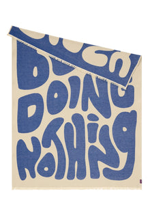 Cotton Blanket Jacky Blue