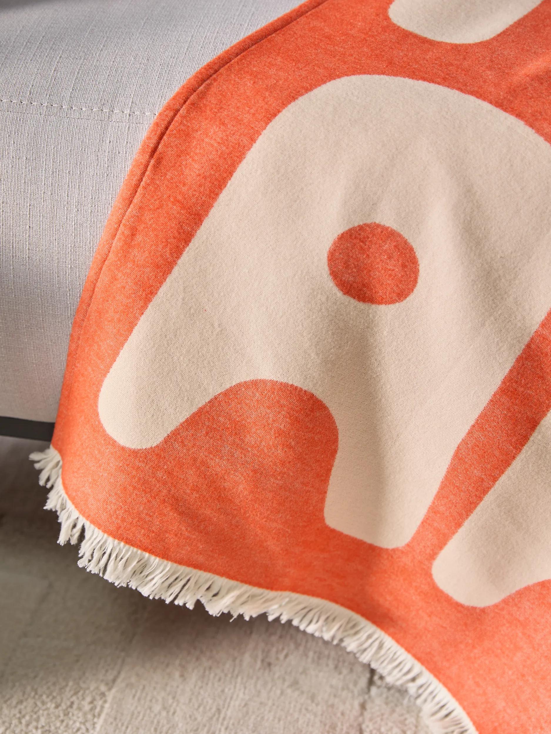 Cotton Blanket Jacky Red