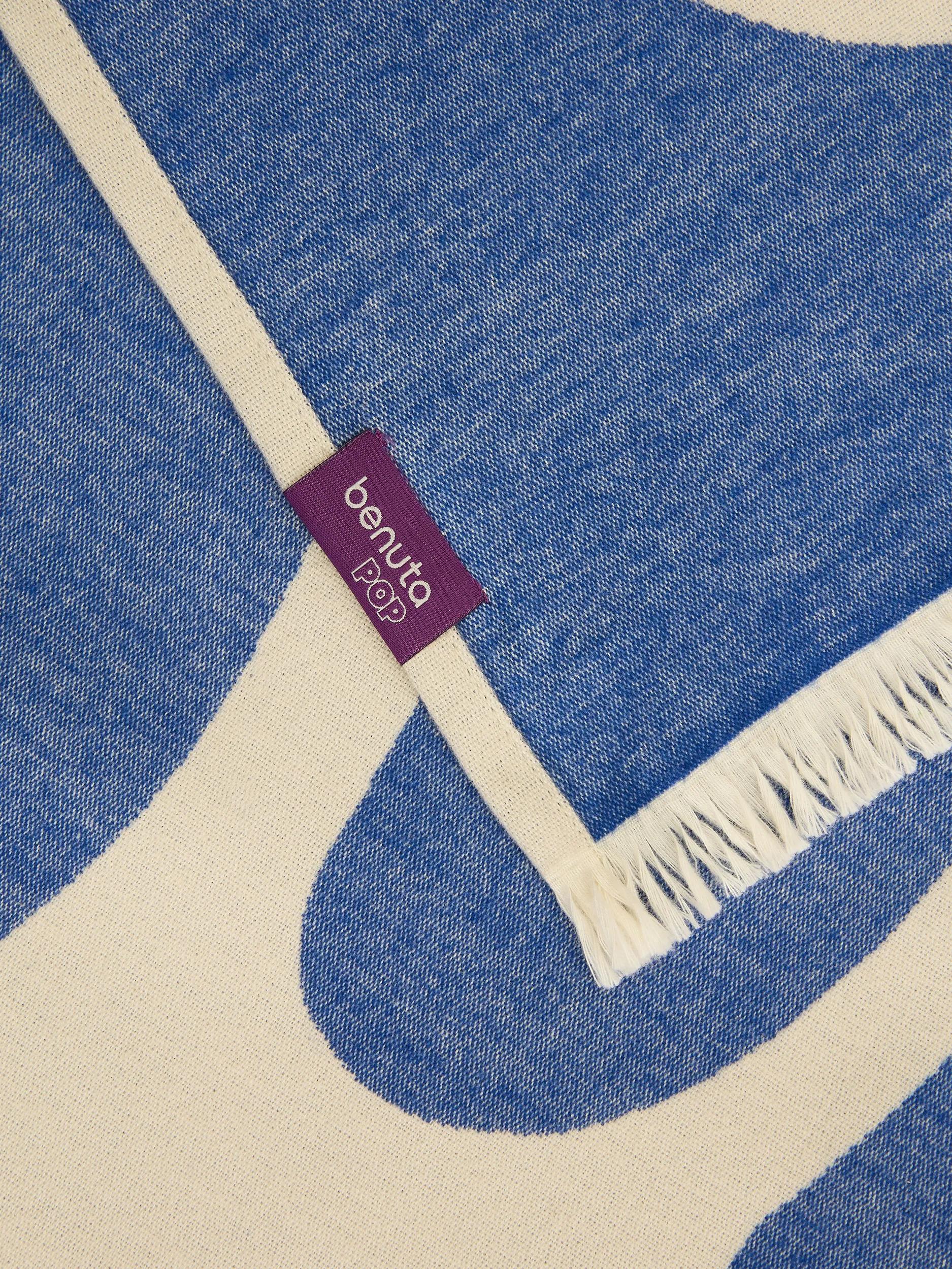 Cotton Blanket Jacky Blue