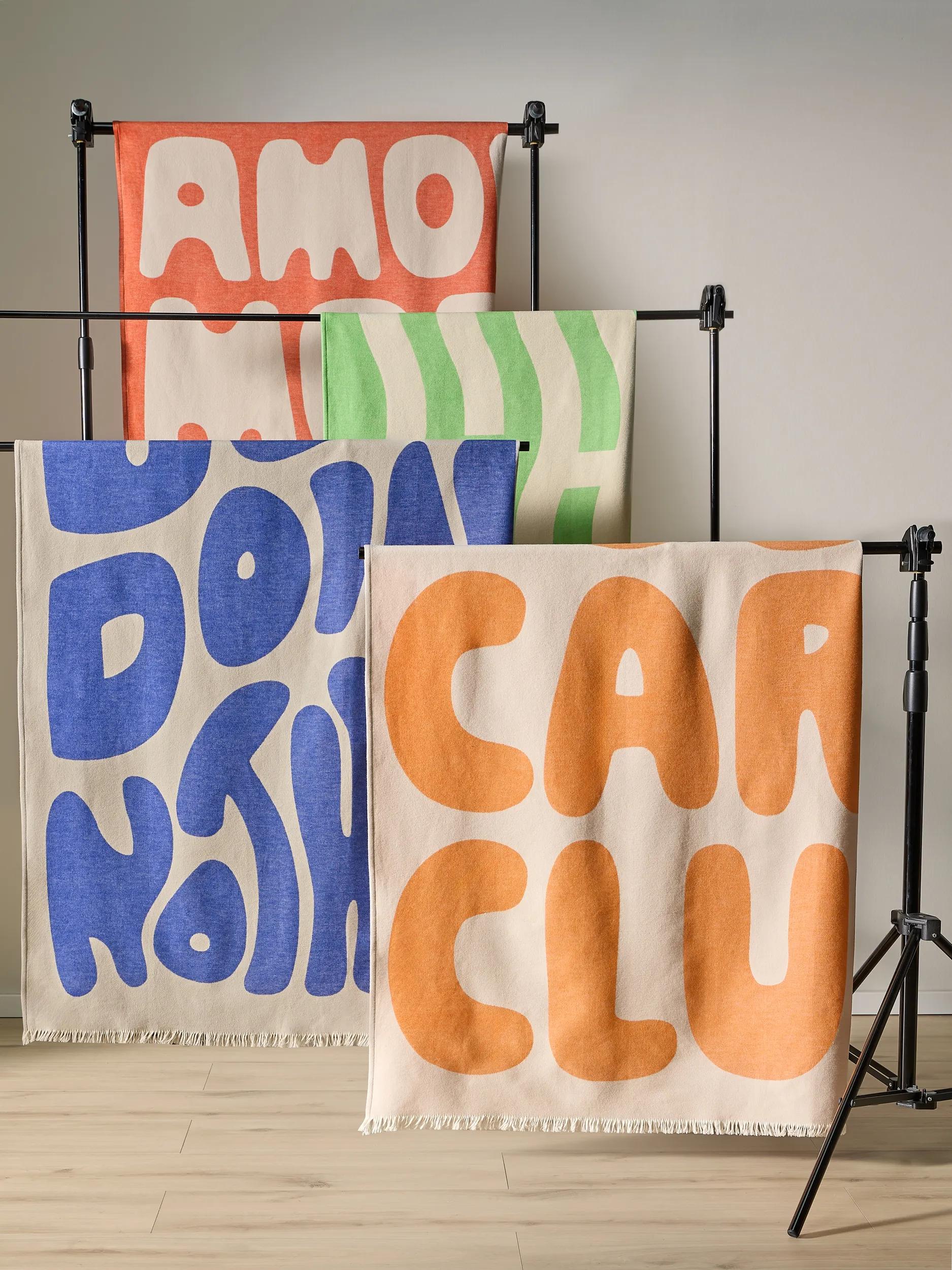 Cotton Blanket Jacky Orange