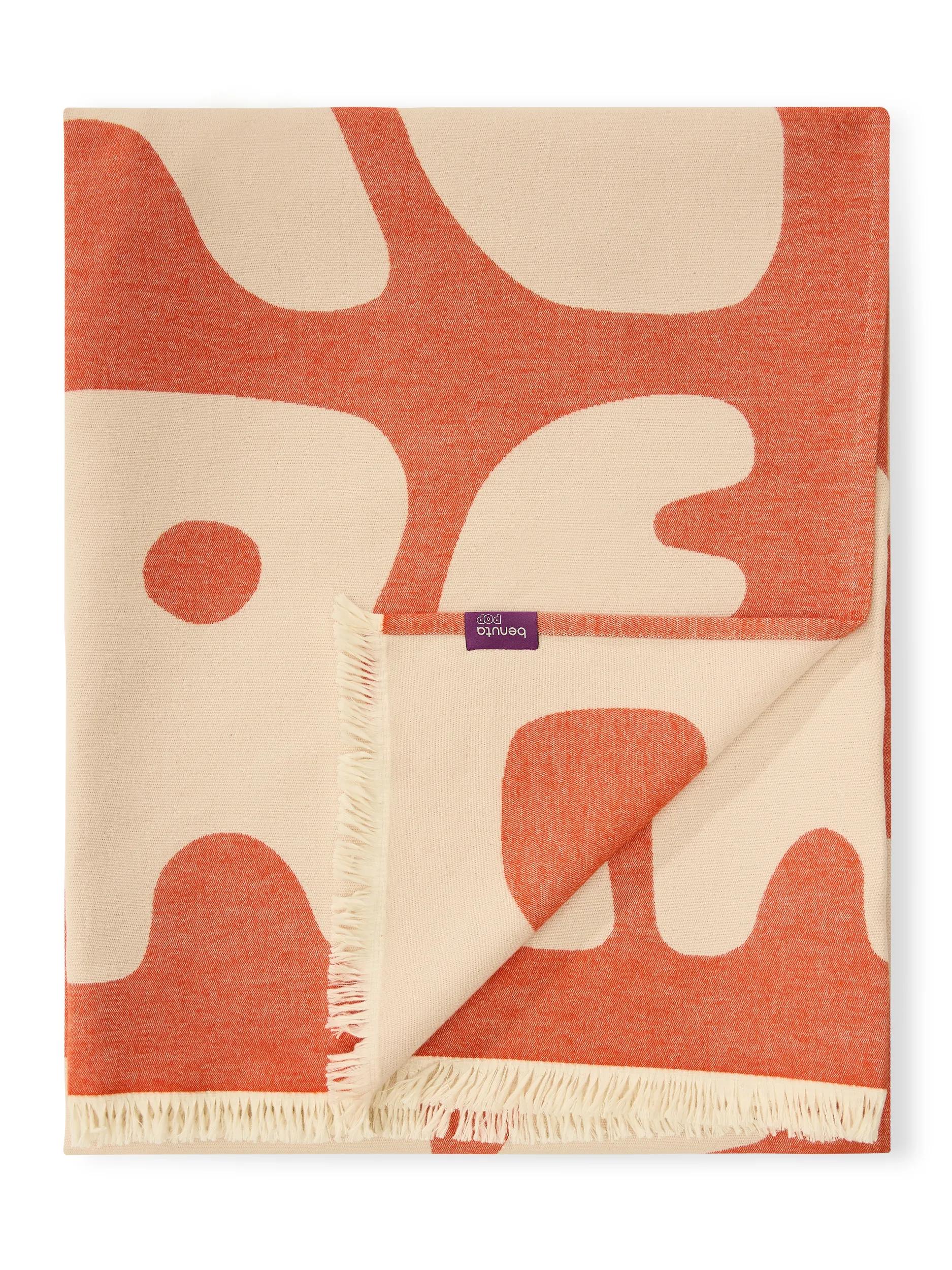 Cotton Blanket Jacky Red