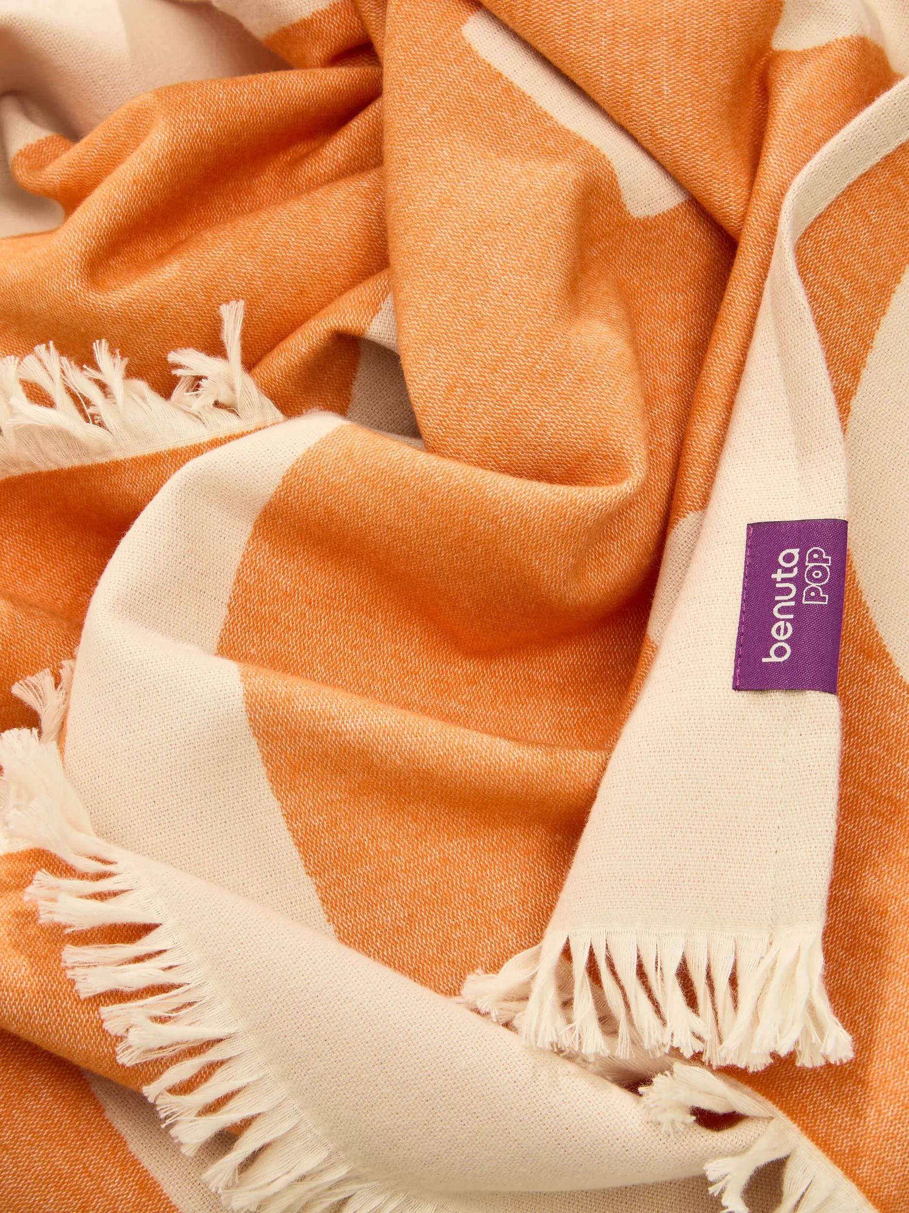 Cotton Blanket Jacky Orange
