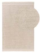Rug made from recycled material Jade Cream