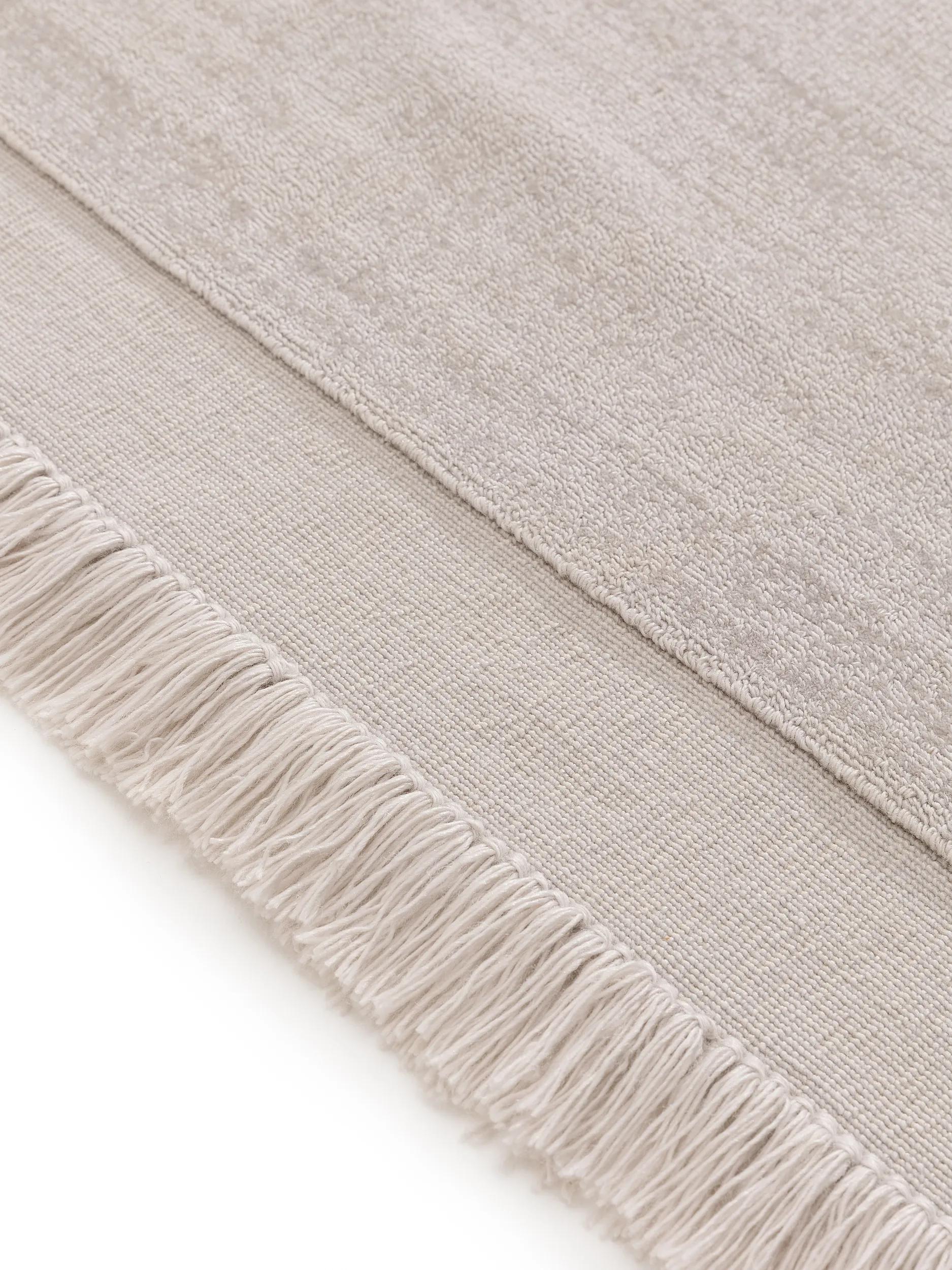 Rug made from recycled material Jade Light Grey