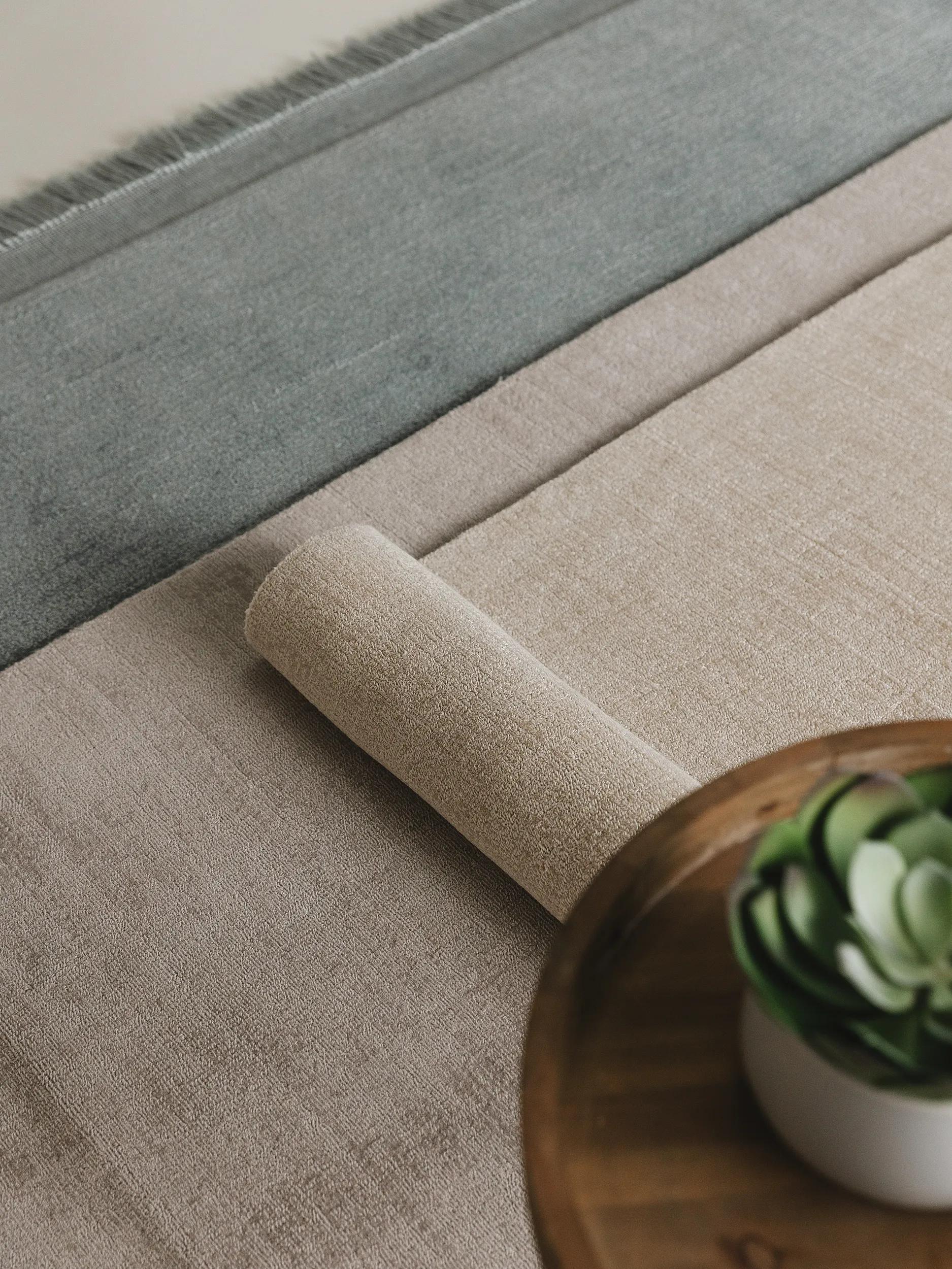 Rug made from recycled material Jade Turquoise