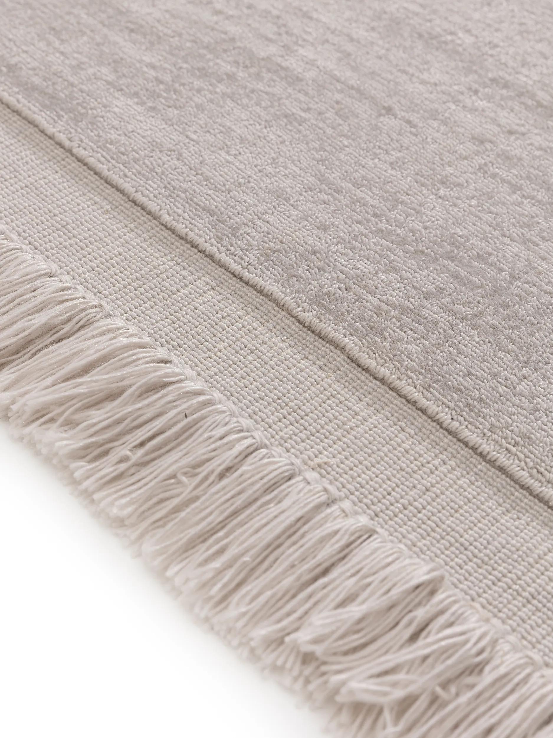 Rug made from recycled material Jade Light Grey