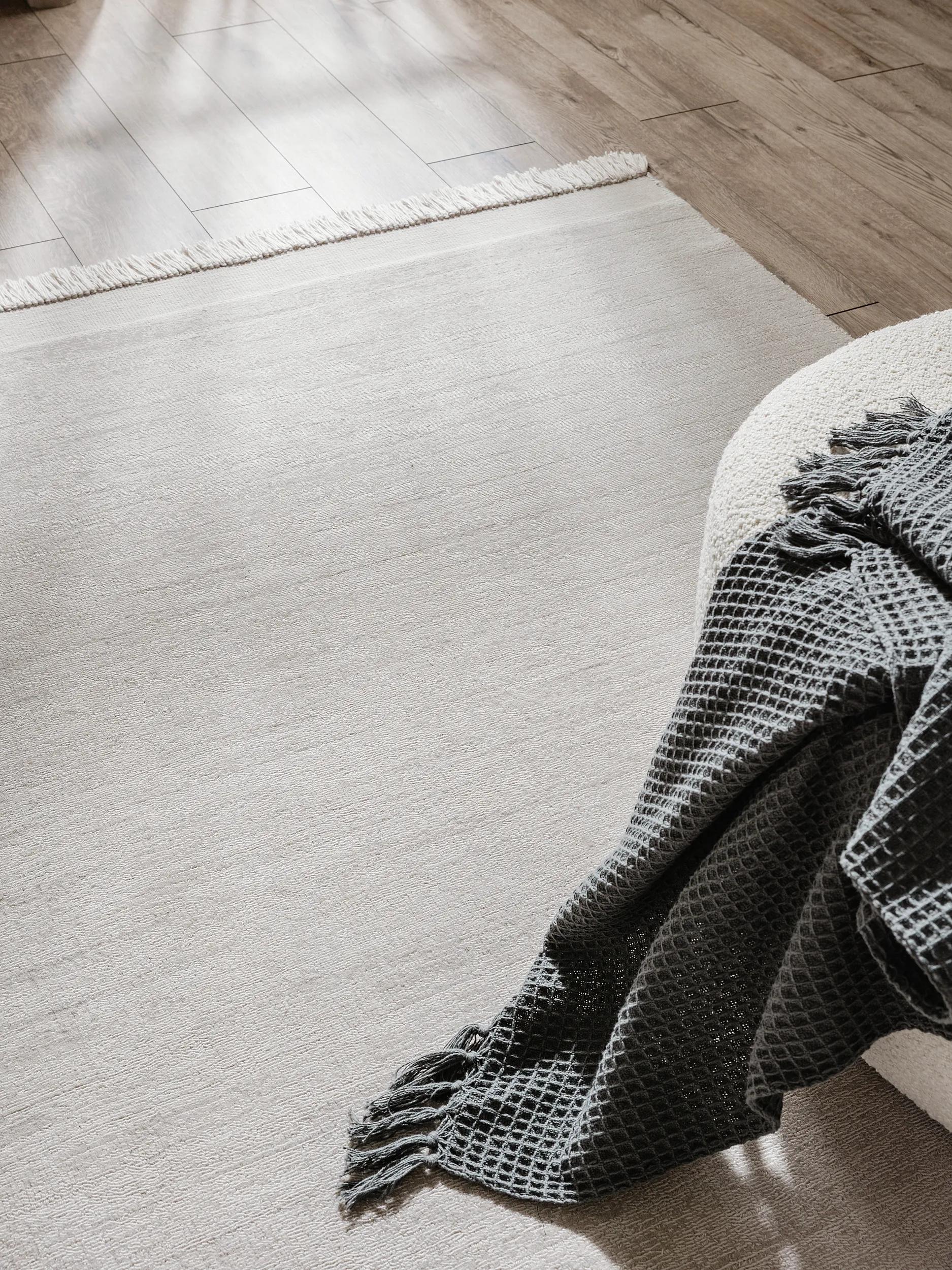 Rug made from recycled material Jade Light Grey