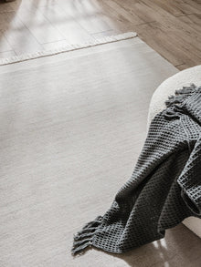 Rug made from recycled material Jade Light Grey