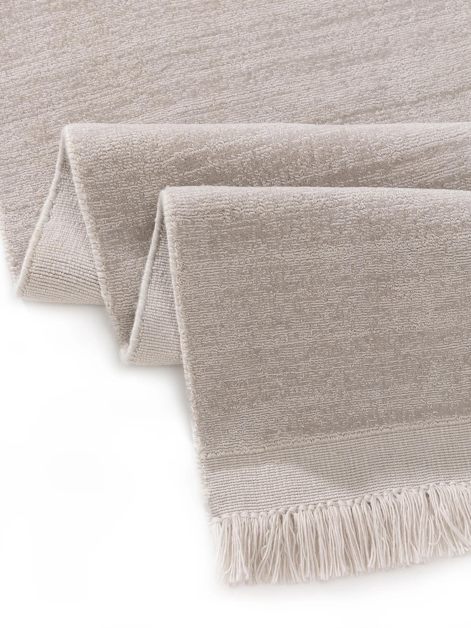 Rug made from recycled material Jade Light Grey
