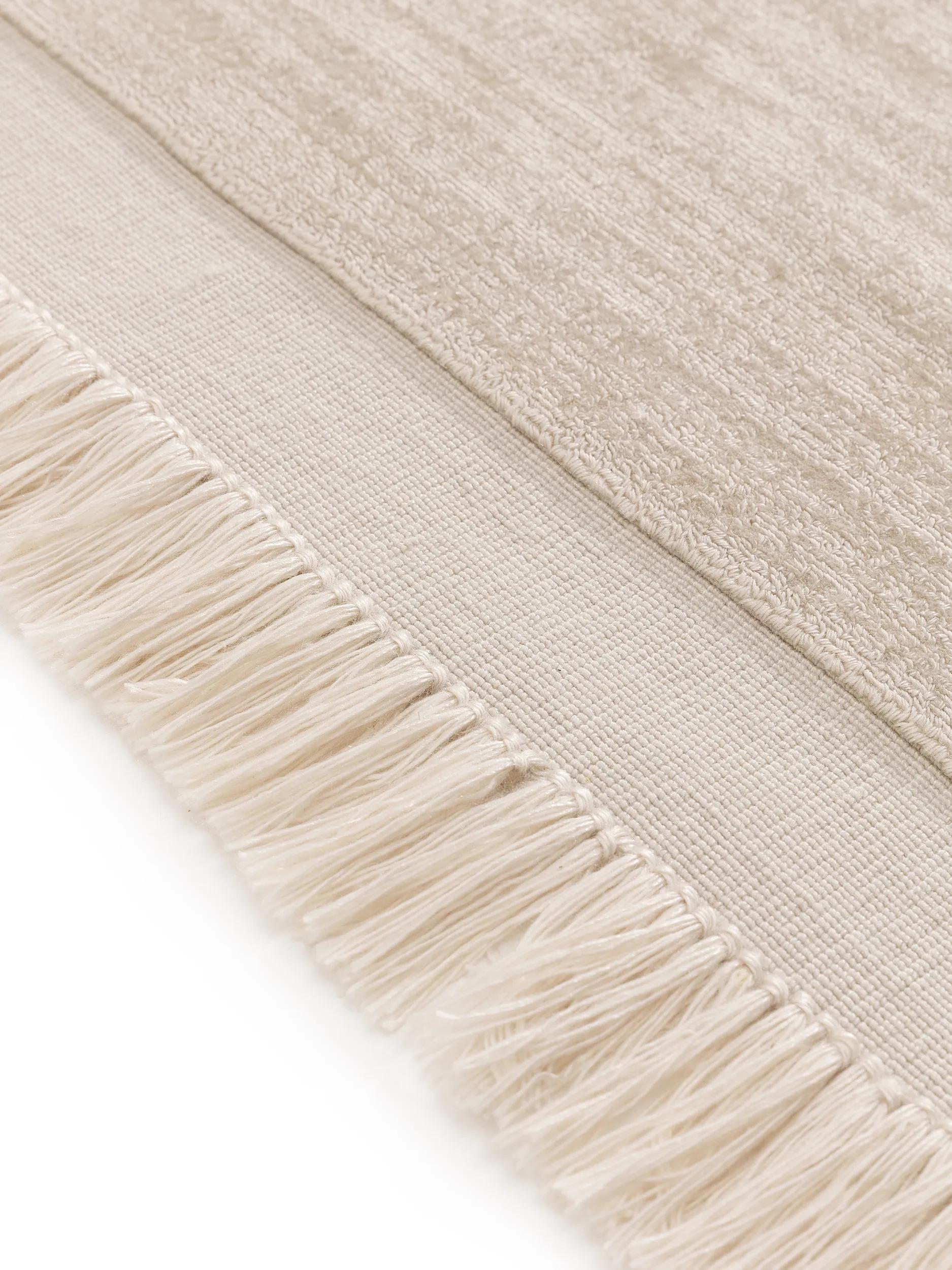 Rug made from recycled material Jade Cream