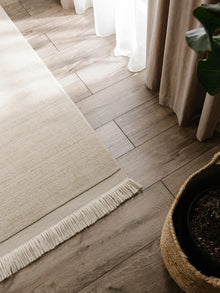Rug made from recycled material Jade Cream