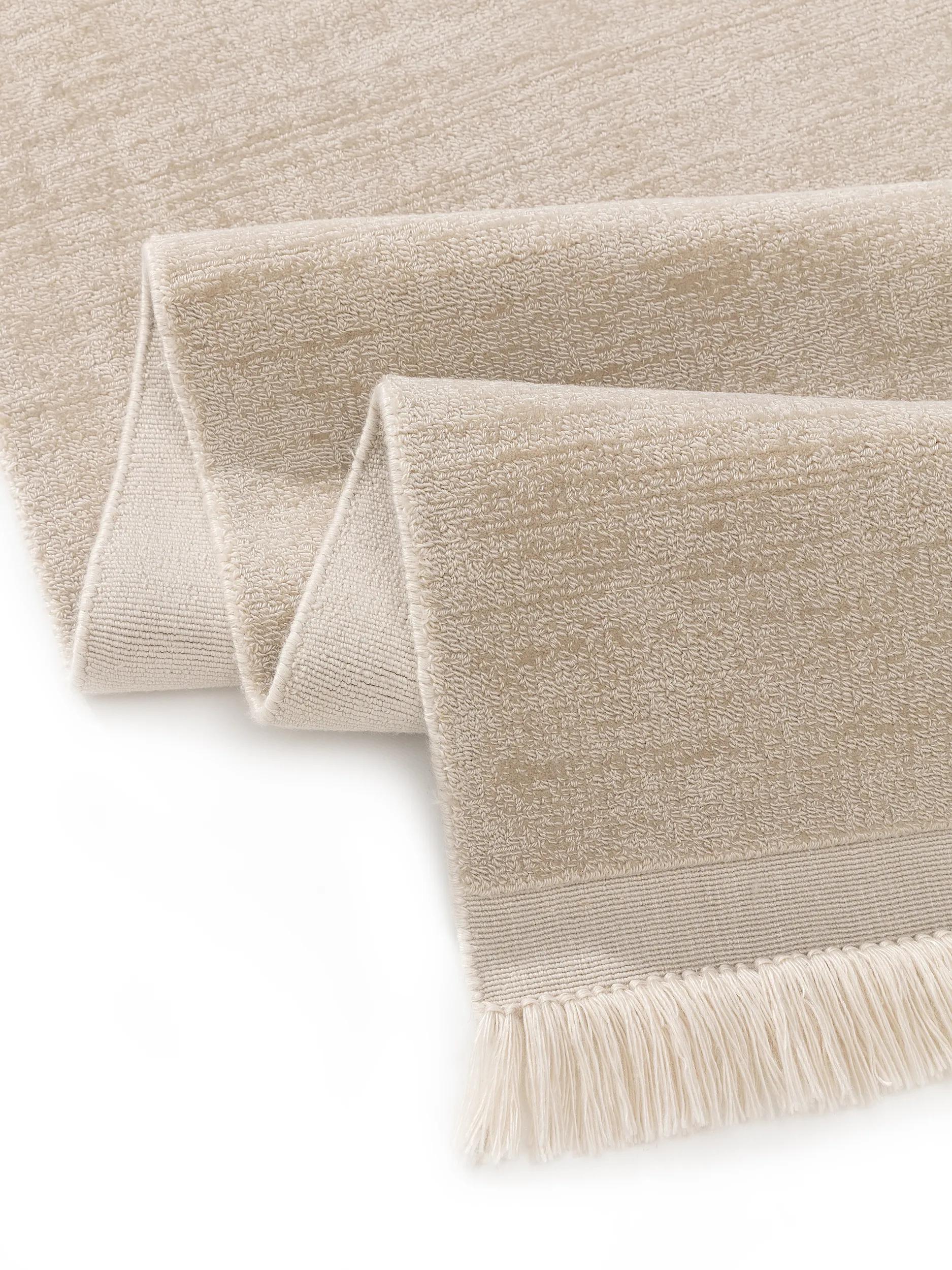 Rug made from recycled material Jade Cream