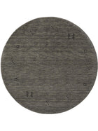Round Wool Rug Jamal Grey