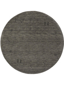 Round Wool Rug Jamal Grey