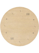 Round Wool Rug Jamal Cream