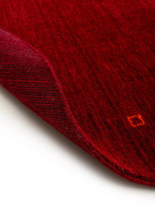 Round Wool Rug Jamal Red