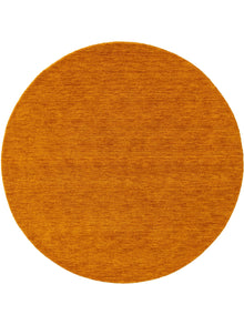 Round Wool Rug Jamal Yellow