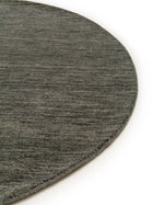 Round Wool Rug Jamal Grey